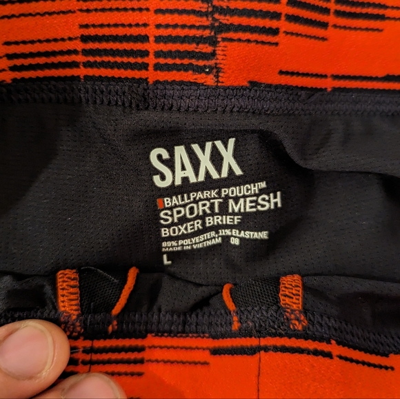 SAXX Sport Mesh Boxer Briefs | Men's L - Picture 3 of 3
